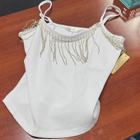 Riley & James rhinestone tank XL // 082122 - Picture 1 of 2